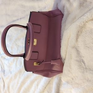 Pink Purse with a detachable shoulder strap